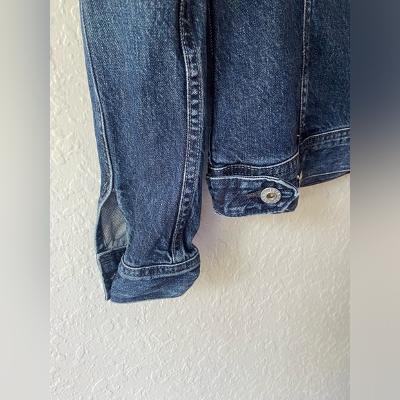 AG Robyn Jean Jacket Medium Wash 100% cotton Classic Style SZ S Small Pockets - Picture 6 of 10
